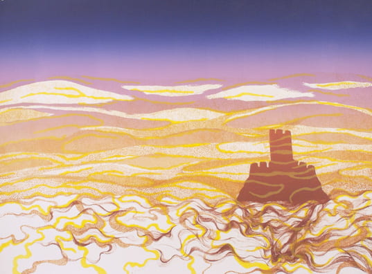 Castle Melting2008, lithograph, 22 x 30 inches