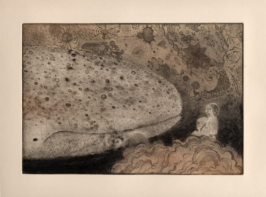Secrets2012, etching, aquatint, drypoint, 6 x 9 inches