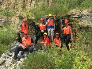 2019 Fossil group at the quarry