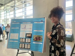 Mikayla Walker presents her research at the UWM Department of Geosciences Research Symposium 2020
