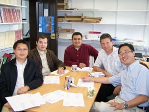 Meeting with three Ph.D. candidates in labor economics