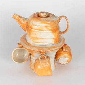 Teapot Set Woodfired Porcelain